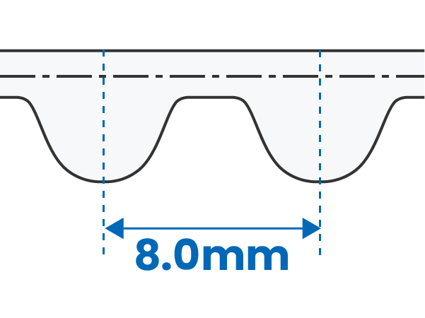 Profil Gigi (8.0mm)